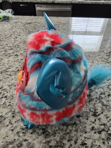 Furby Boom Festlicher Pullover Sonderedition 2012 rot weiß blau FUNKTIONIERT! Sehr gut. - Bild 2 von 9