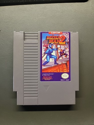 Mega Man 2 Nintendo Entertainment System, 1988 NES Authentic Cartridge Tested