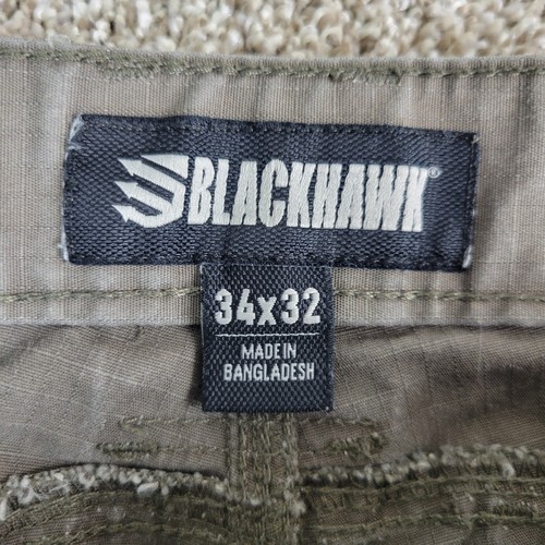 Pantalones cargo elásticos de lona marrón gris 34x32 BlackHawk para hombre - Imagen 4 de 6