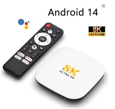 8K H96 Max TV Box M2 PLUS RK3528 Android 14 4GB/32GB AI Smart Google Voice Ass