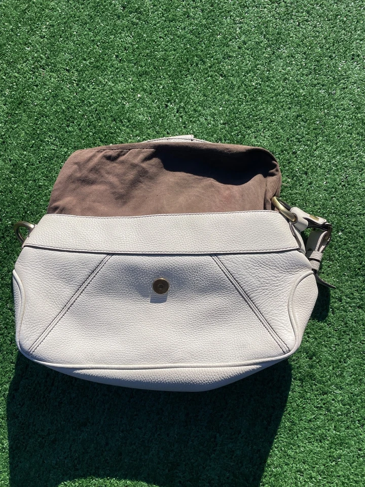 JAEGER Bolso Mujer Piel Marfil Foto 3 de 4