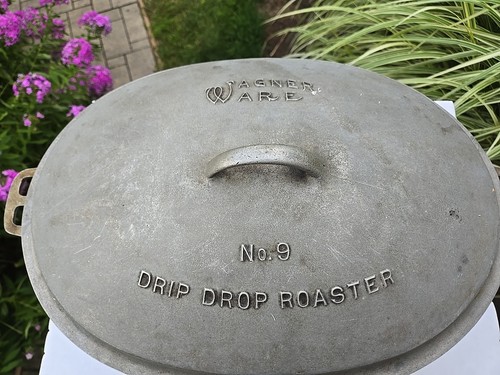 WAGNER WARE SIDNEY O No 9 DRIP DROP Roaster, OVAL ROASTER 269 - Picture 3 of 24