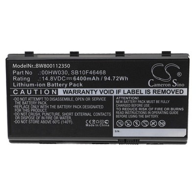 Akku für Lenovo ThinkPad P70 (20ER003LGE) P70 (20ER003MGE) 6400mAh 14,8V