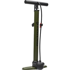 Heavy Duty Bicycle Floor Pump with Valve Adapter and Large Base Gauge for