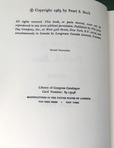 Signed Pearl S. Buck Death in the Castle - Picture 5 of 12