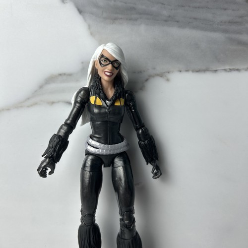 HASBRO MARVEL LEGENDS SPIDER-MAN SCHWARZE KATZE LOSE BUILD A FIGURE NO BAF KINGPIN - Bild 2 von 6