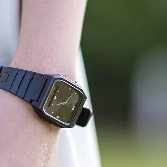 Orologio Casio AW-48HE-8A Youth Grigio Analogico Digitale Nero Dual Time... - Immagine 3 di 4