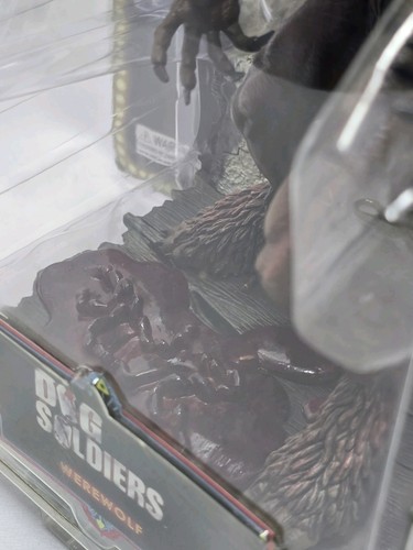 2004 Sota Toys Presents Dog Soldiers Brown Werewolf 8” Action Figure RARE - Bild 12 von 14