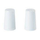 Tall Salt Pourer 10cm White Vitrified Porcelain Tabletop Serving Use Set of 6
