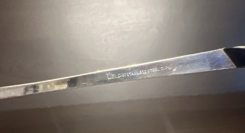 6 Eisteelöffel Eldan Japan Edelstahl schwarzer Griff - Bild 4 von 14