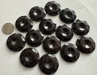 14 SAME VINTAGE COLT Firearm’s PLASTIC BUTTONS Sewing T 509
