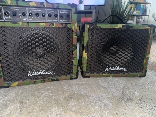 Washburn Bad Dog BD25RCST 25 watt solid -state mini stack camoLimited edition - Picture 3 of 15