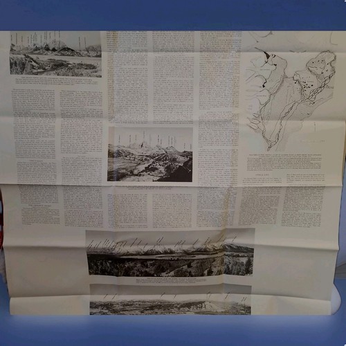 1968 Survey Grand Teton Map National Park Geological Mint Condition EUC - Picture 13 of 16