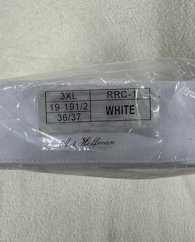 NWT Art Hoffman 3XL White Dress Shirt - Image 4 of 4