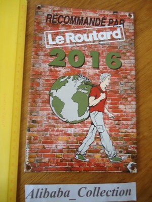 Emailschild GUIDE DU BACKUTARD 2016 SANRIVAL RESTAURANT EMAILLIERT
