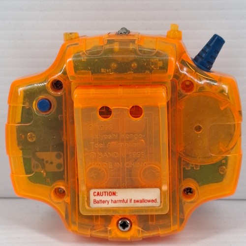 Digimon Digivice 1999 Bandai Orange Electronic Pet - WORKING NEW BATTERIES - Bild 3 von 7