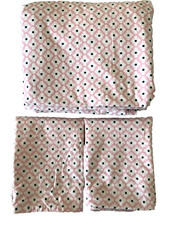 Pottery Barn Kids Ana Queen Flat Sheet 2 Pillowcases Pink Modern Floral