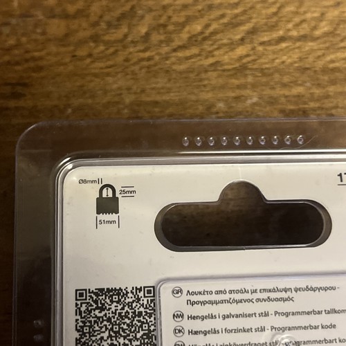 Master Lock 175EURD Zahlen-/Schlüsselschloss Sicherheit Zutrittskontrolle Fahrradschloss - Bild 8 von 8