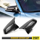 4x Carbon Fiber Side Mirror Cover Cap For BMW F30 F31 F34 2012-2018 Brand New US