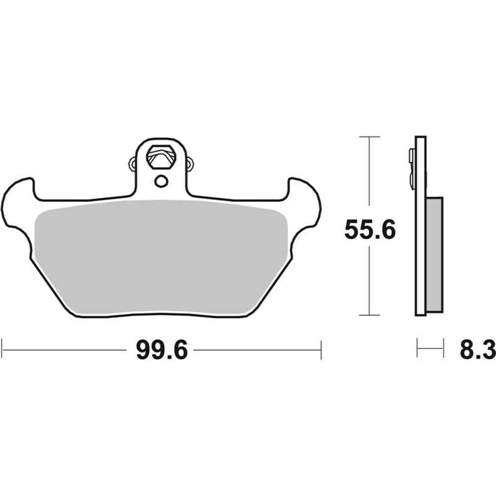Brembo Organic Brake Pads 07BB2207 For Motorcycle Parts Accessories