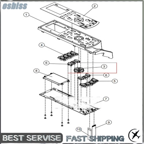 Original Graphtec FC8600 Up, Down, Left, Right Button 1PC New - Picture 1 of 4
