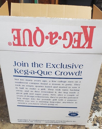Keg A Que Bullseye Propane Tabletop/Tailgate Grill NIB - Picture 7 of 7