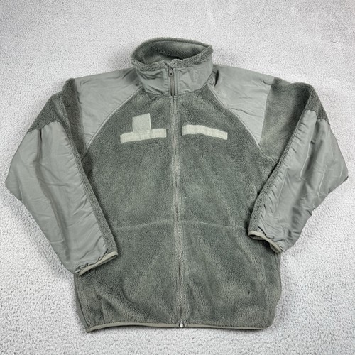 US Military Gen III Polartec 100 Cold Weather Fleece Jacket Green GC Large Reg - Picture 1 of 16