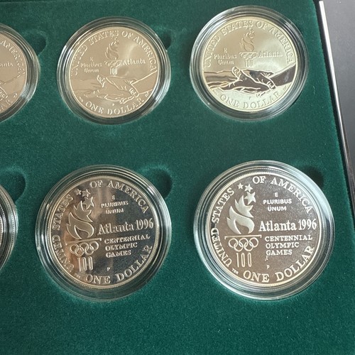 The United States Olympic 8 Proof Coin Of The Atlanta Centennial Olympic Games - Picture 7 of 7