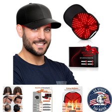 Upgraded Infrared Red Light Therapy Cap for Scalp Care   5 Modes Included