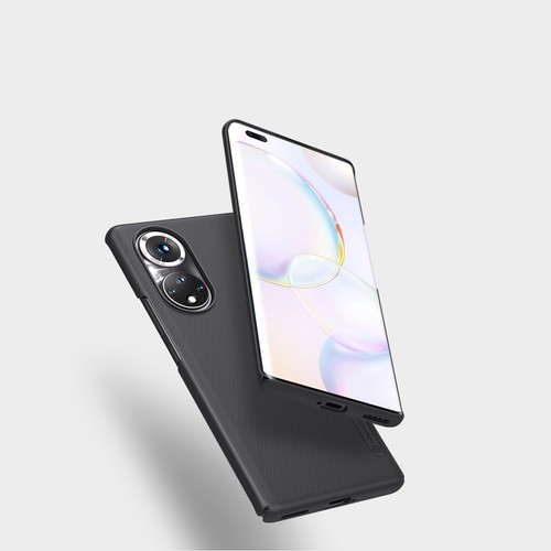 Nillkin Super Frosted Shield wzmocnione etui pokrowiec Honor 50 Pro czarny - Zdjęcie 5 z 12