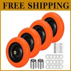13" Flat Free Wheels for GOR Garden Cart - Set of 4