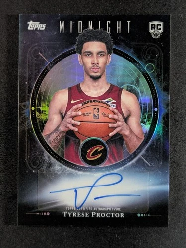 2025-26 Topps Midnight TYRESE PROCTOR RC Auto Midnight Oil #MOR-TP
