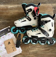 Rollerblade Lightning W Urban Freeskate Women’s 5/5.5 Inline Skates White/Aqua