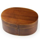 Fujishiro Kogei Magewappa Oval bento box (large) Urushi lacquer Finished in Japa
