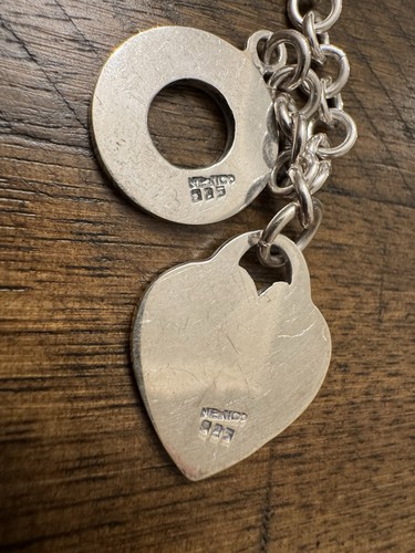 AUTHENTISCHE VINTAGE TIFFANY & CO BITTE RETURN NEW YORK HERZ 16" UMSCHALTBARE HALSKETTE - Bild 5 von 5