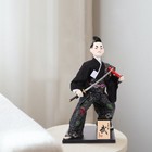 Traditional Samurai Doll Japanese Samurai Figurine Samurai Doll Statue Ornament