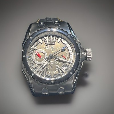   Elini Barokas Genesis Vision Chronograph Herren Uhr 20008-01-BB   Box Top 