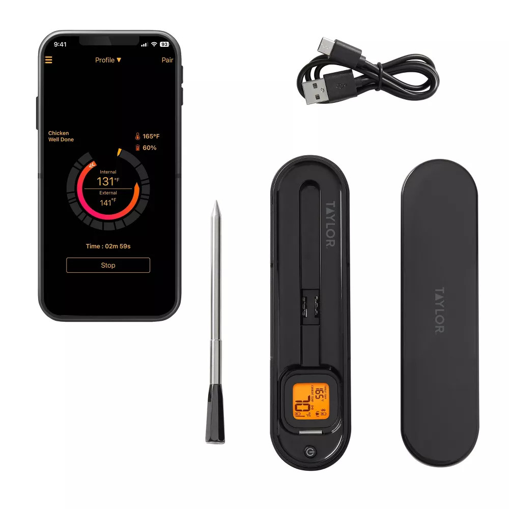 Taylor Bluetooth App Беспроводной цифровой Кухонный термометр для приготовления мяса