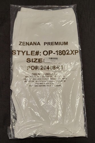 NIP 3X Zenana Premium White Bike Shorts Women's Plus Size - Picture 10 of 10
