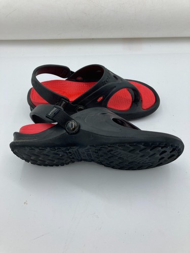 NothinZ Flip Flop Sandals Youth 3-4 Black Soft Rubber Women’s 5-6 Comfort Lounge - Picture 3 of 6