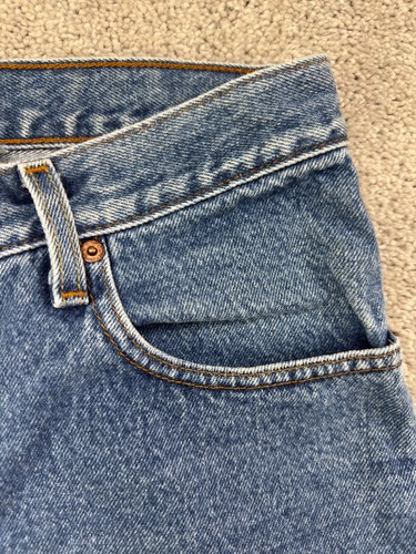 Levi's 550 Jeans Boy's 16 Husky 34x28 Relaxed Fit Straight Leg Med Wash - Picture 5 of 14