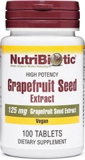NutriBiotic ? Grapefruit Seed Extract Tablets 125mg, 100 Count | Premium Grade G