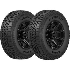 (QTY 2) 265/50R20 Kenda Klever A/T2 KR628 111H XL Black Wall Tires