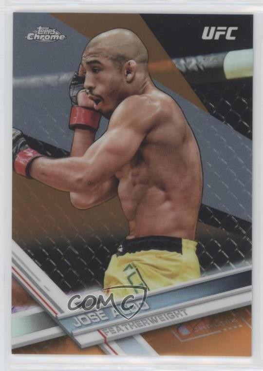 2017 Topps Chrome UFC Orange Refractor 3/25 Jose Aldo #2 3y0