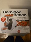 Hamilton Beach Meat Grinder And Sausage Stuffer 78402 C NIB