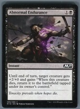 Magic_the_gathering Core Set 2019 Abnormal Endurance #85 Near Mint or Better