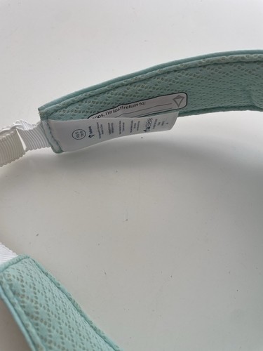 Ivivva By Lululemon Girls Size XS/S Mint White Visor Hat Tennis Golf Summer EUC - Picture 10 of 19