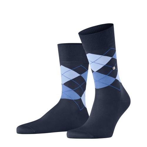 Burlington Herren Socken - Manchester, Rautenmuster, Bio-Baumwolle - Foto 6 di 85