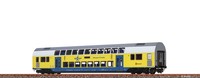 Brawa 44575, Doppelstockwagen 2. Kl., Metronom, Innenbeleuchtung, Neu & Ovp, H0