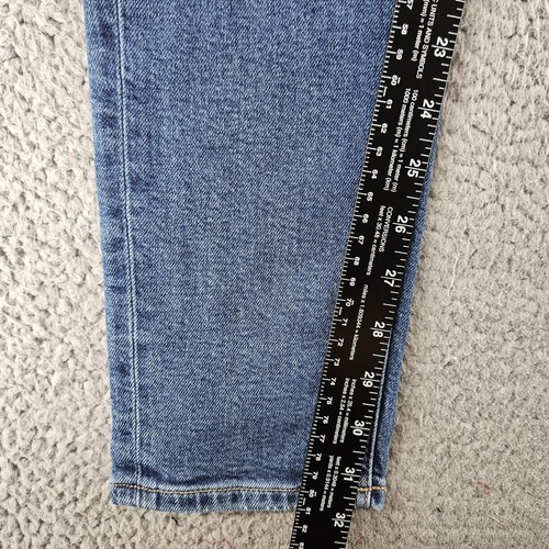 American Eagle Jeans Womens 2 Long Blue 90s Skinny Mid Rise Stretch Denim Pants - Picture 11 of 17